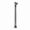 Mât lumineux en treillis, rouillé - Busch 4182 - HO 1/87