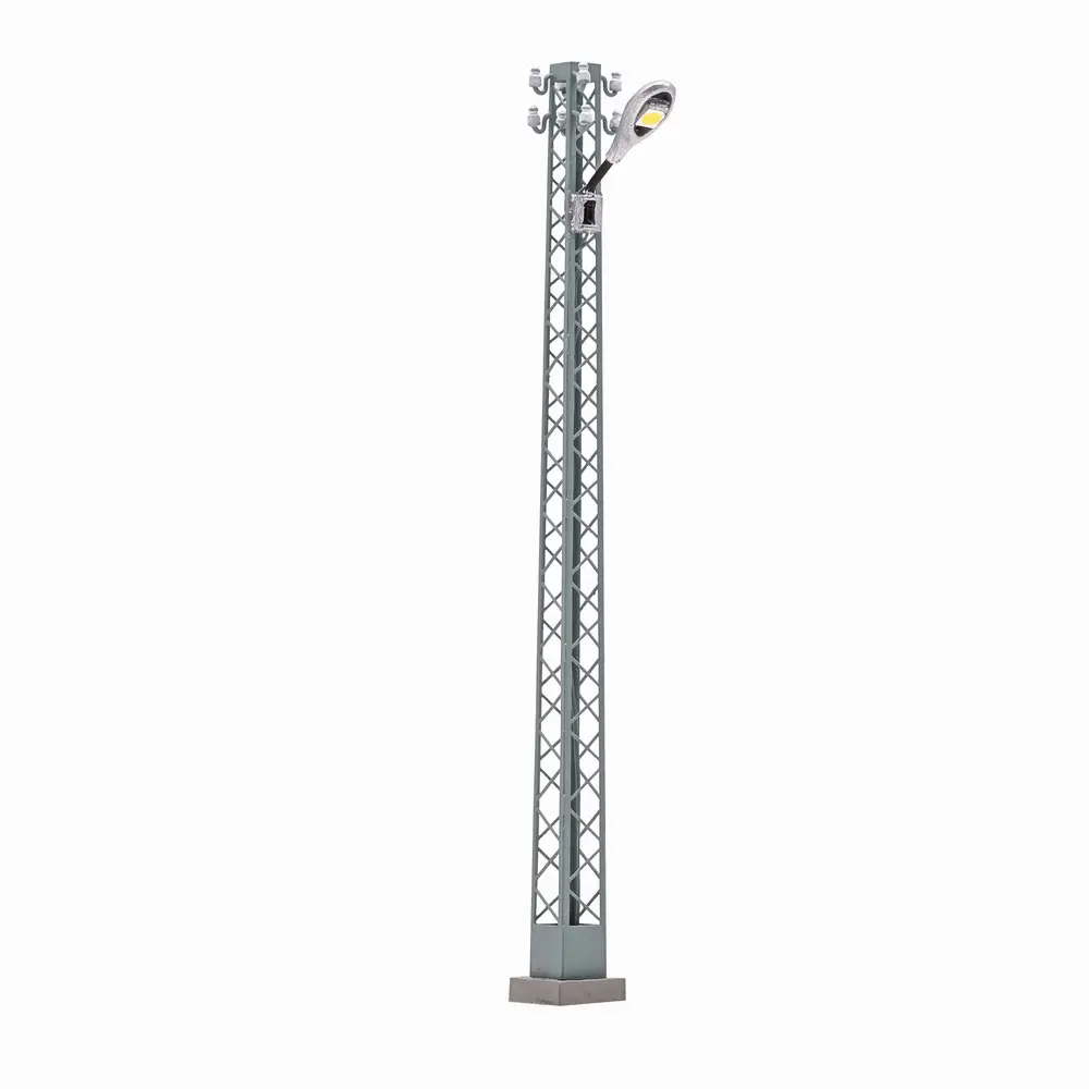 Mât lumineux à treillis - Busch 4187 - HO 1/87