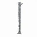 Mât lumineux à treillis - Busch 4187 - HO 1/87