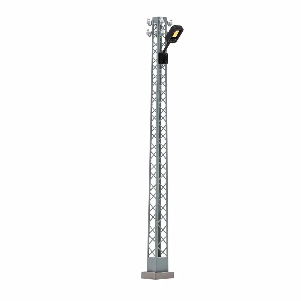 Mât lumineux à treillis - Busch 4188 - HO 1/87