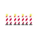 7 balises de signalisation - Busch 5912 - TT 1/120