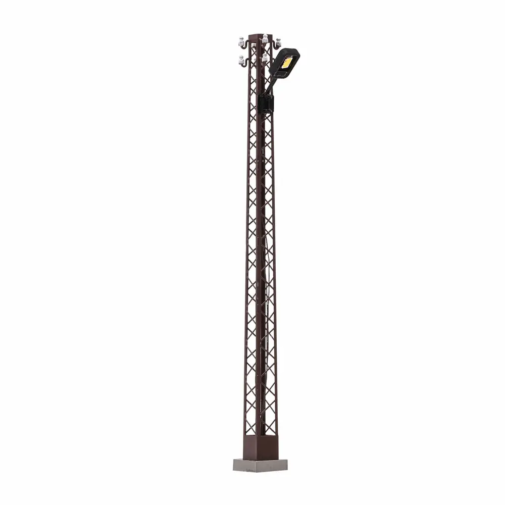 Mât lumineux en treillis, rouillé - Busch 8742 - TT 1/120