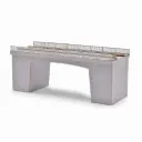 Pont ferroviaire - Busch 8842 - TT 1/120