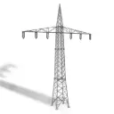 Pylône de haute tension - Busch 10799 - O 1/43