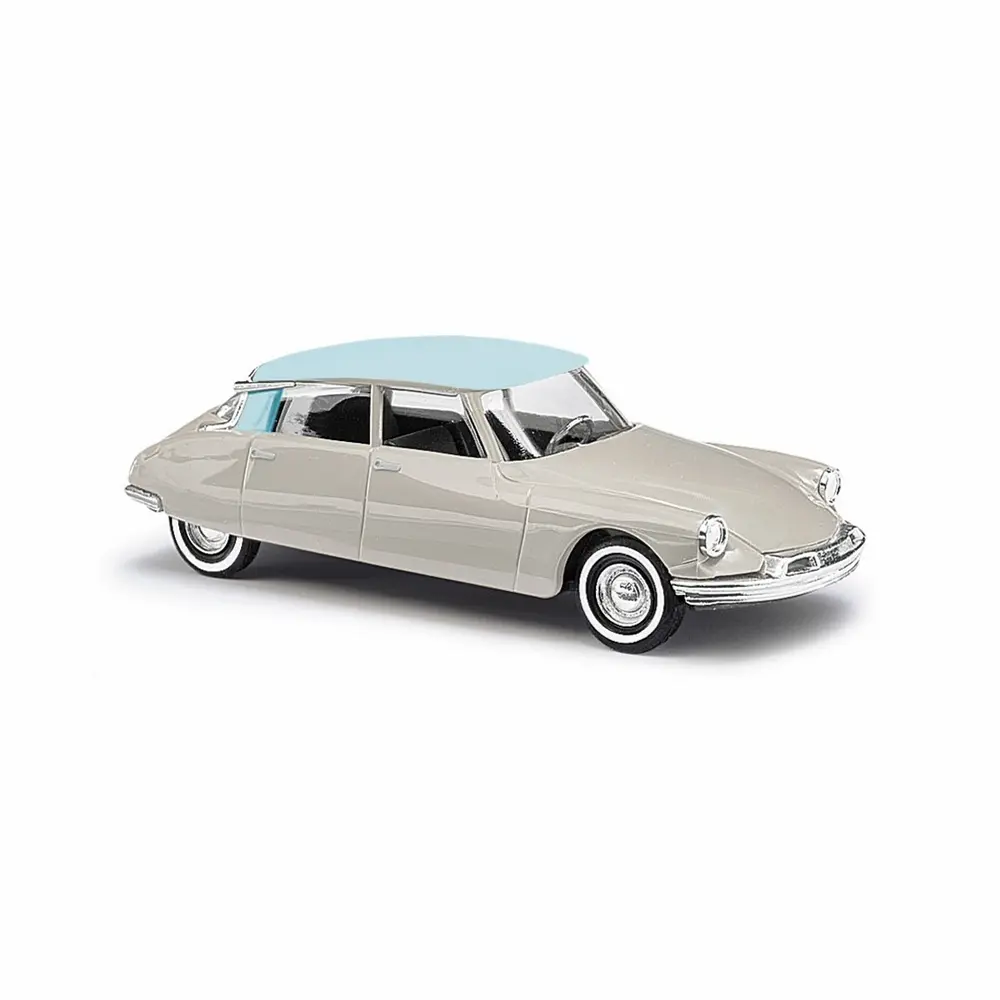 Citroën DS19, bicolore, gris - Busch 48024 - HO 1/87