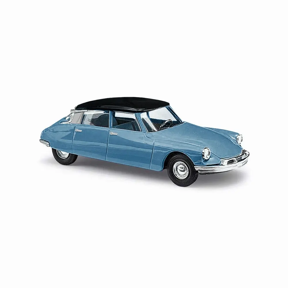 Citroën DS 19, bicolore, bleue - Busch 48025 - HO 1/87