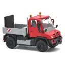 Mercedes-Benz Unimog U430, escorte de transport lourd - Busch 50937 - HO 1/87