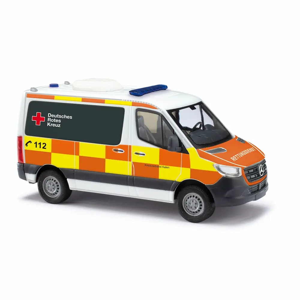 Mercedes-Benz Sprinter Croix-Rouge allemande - Busch 53470 - HO 1/87 - Ep VI