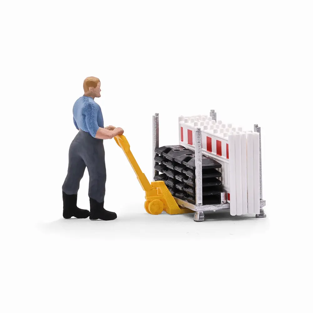 Transport de barrières - Busch 79897 - HO 1/87