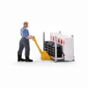 Transport de barrières - Busch 79897 - HO 1/87