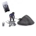 Charbonnier au travail - Busch 79940 - HO 1/87