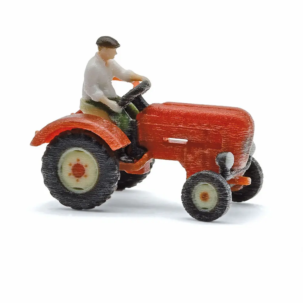 Tracteur Junior avec agriculteur - Busch 87503 - TT 1/120
