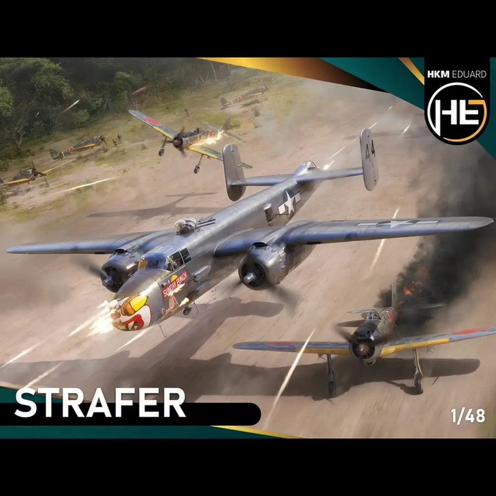 Avion Strafer B-25J Mitchell Gunship Édition Limitée - Eduard Plastic Kits 548001 - 1/48