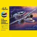 Kit de démarrage avion E-2C Hawkeye Marine Nationale inclus peintures principales colle et pinceau - Heller 58302 - 1/72