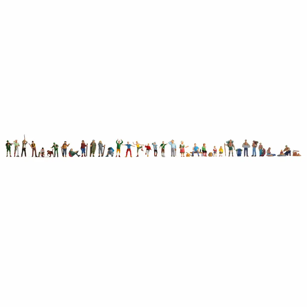 Coffret figurines « À la Montagne » - Noch 16055 - HO 1/87