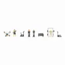 Figurines « Studio de fitness » - Noch 16292 - HO 1/87