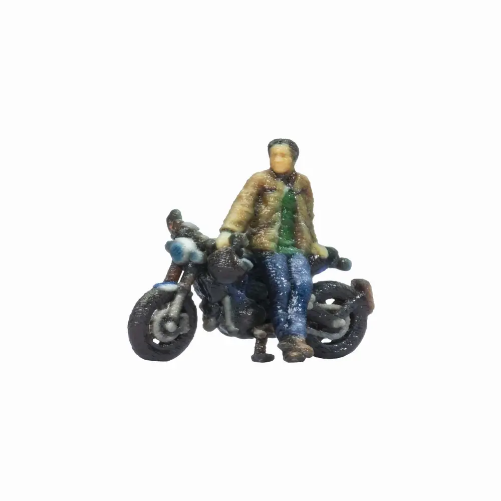 Moto café racer, debout - Noch 10908 - HO 1/87