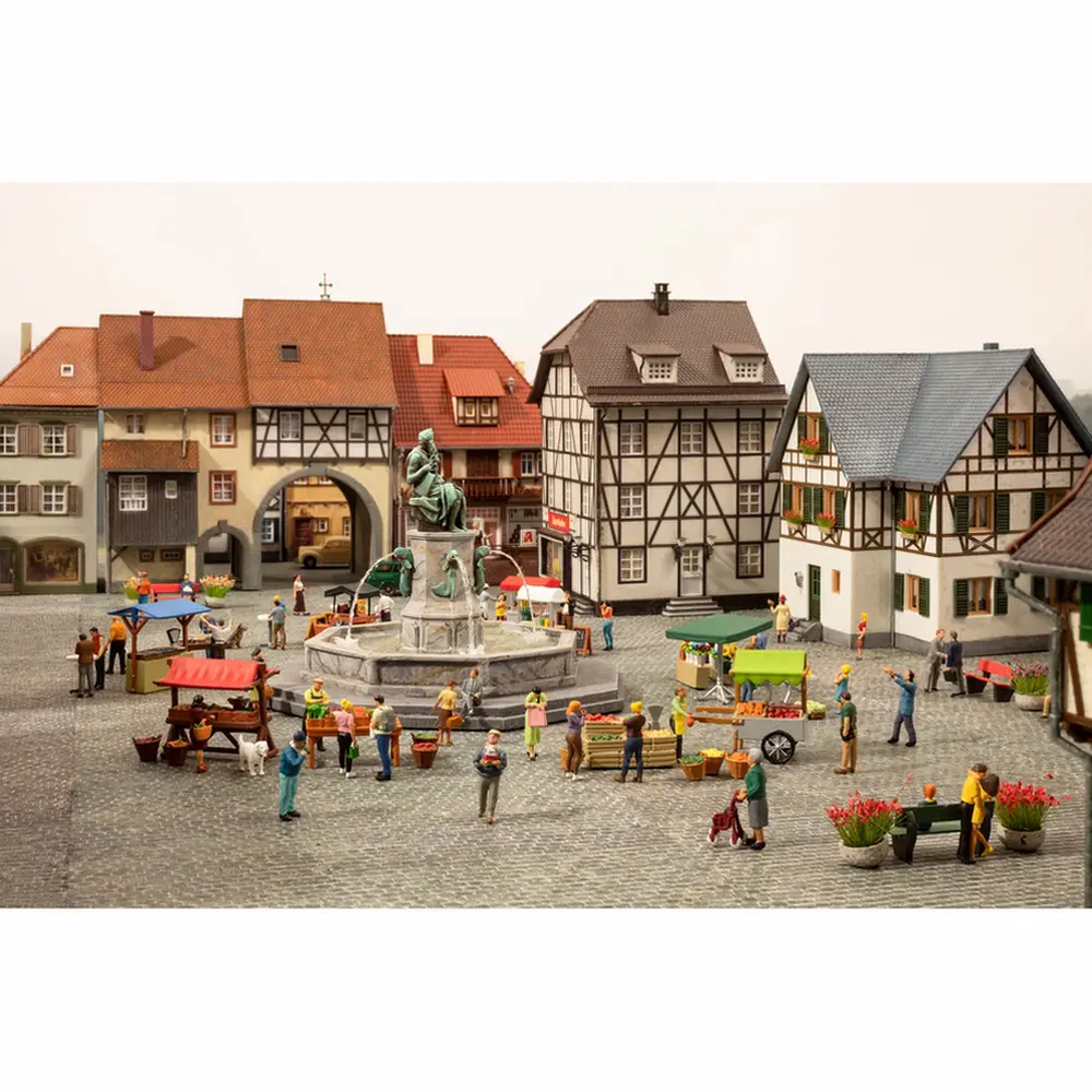 Kit 3D « sur le marché » - Noch 16420 - HO 1/87