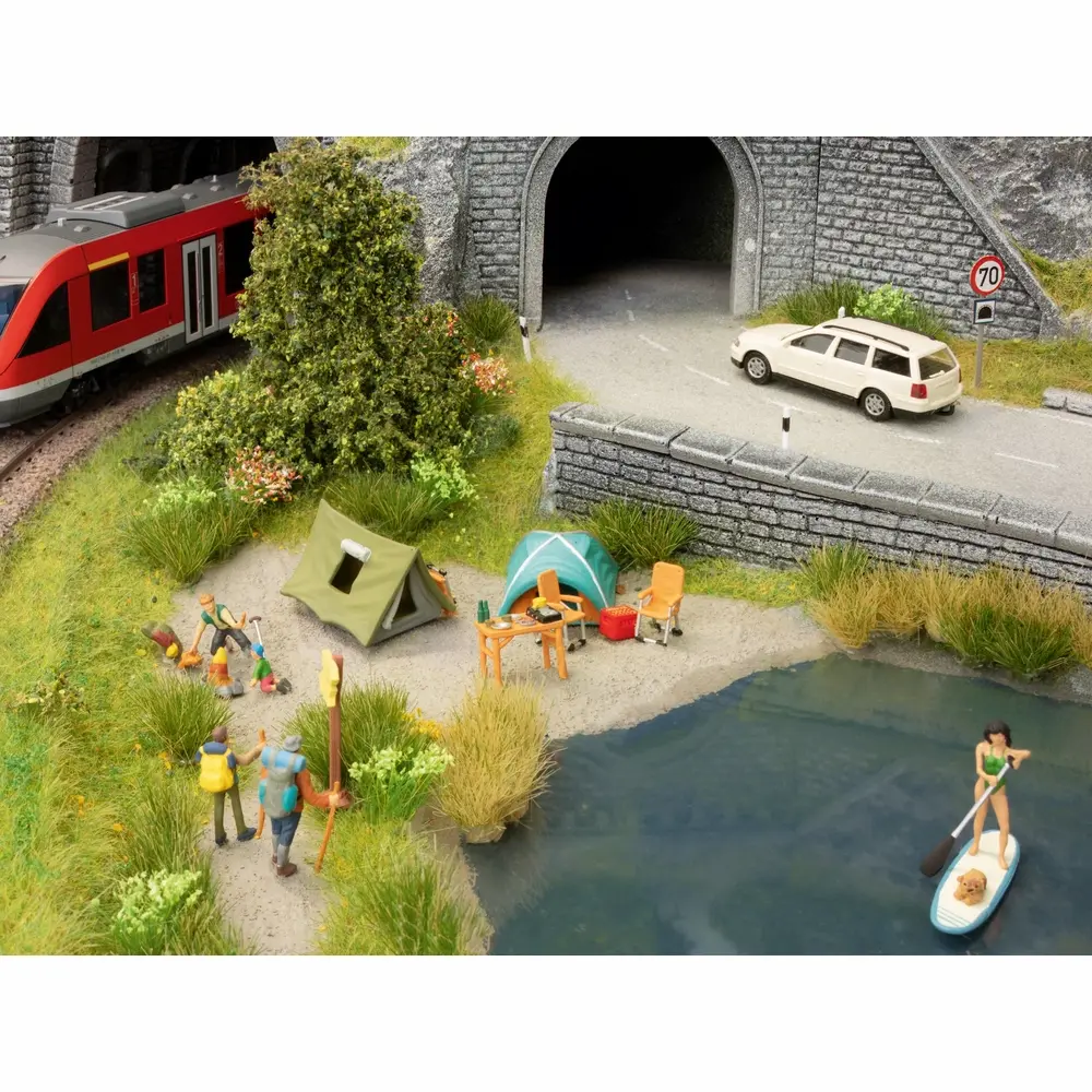 Kit 3D « Camping » - Noch 16424 - HO 1/87
