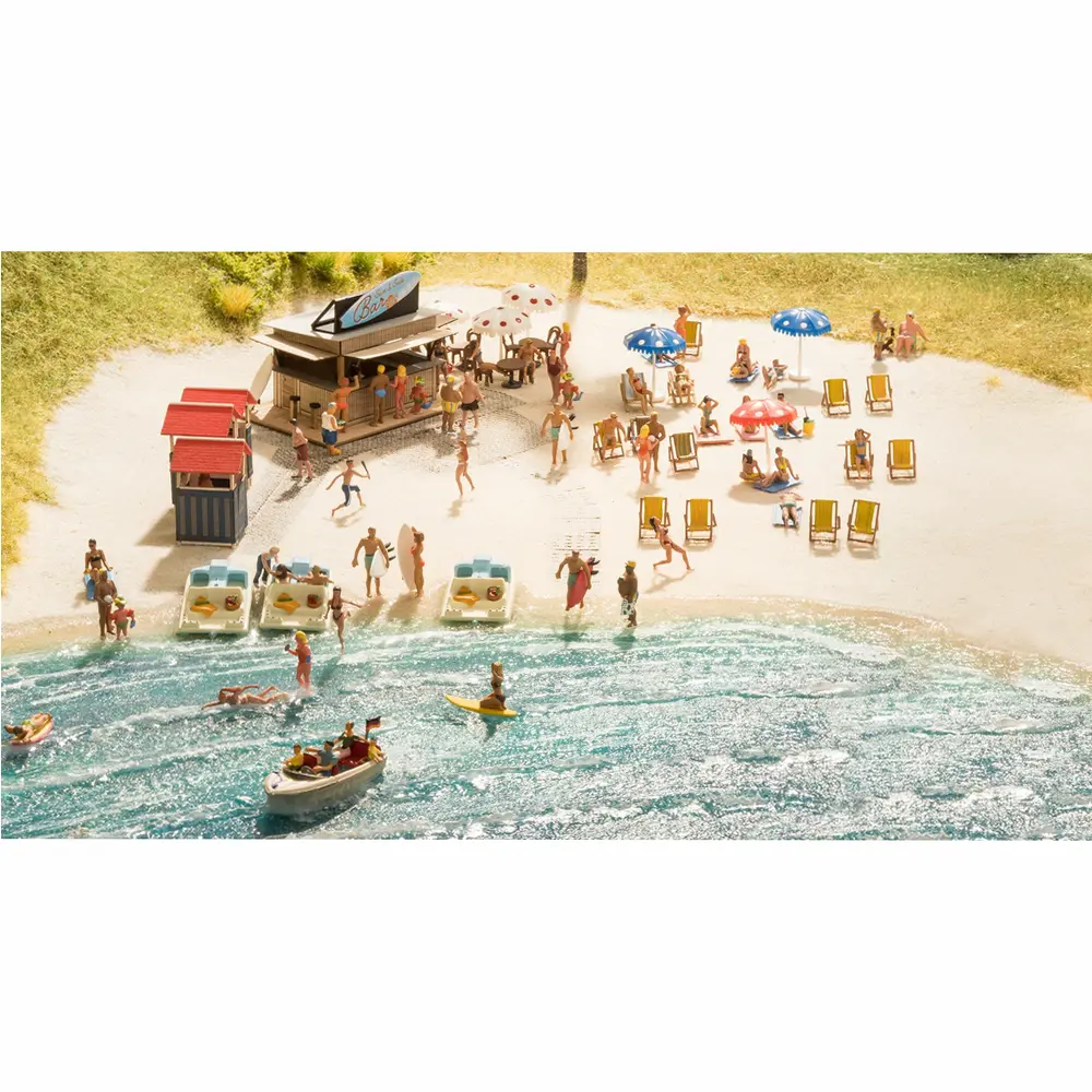 Kit 3D « Sur la plage » - Noch 16426 - HO 1/87