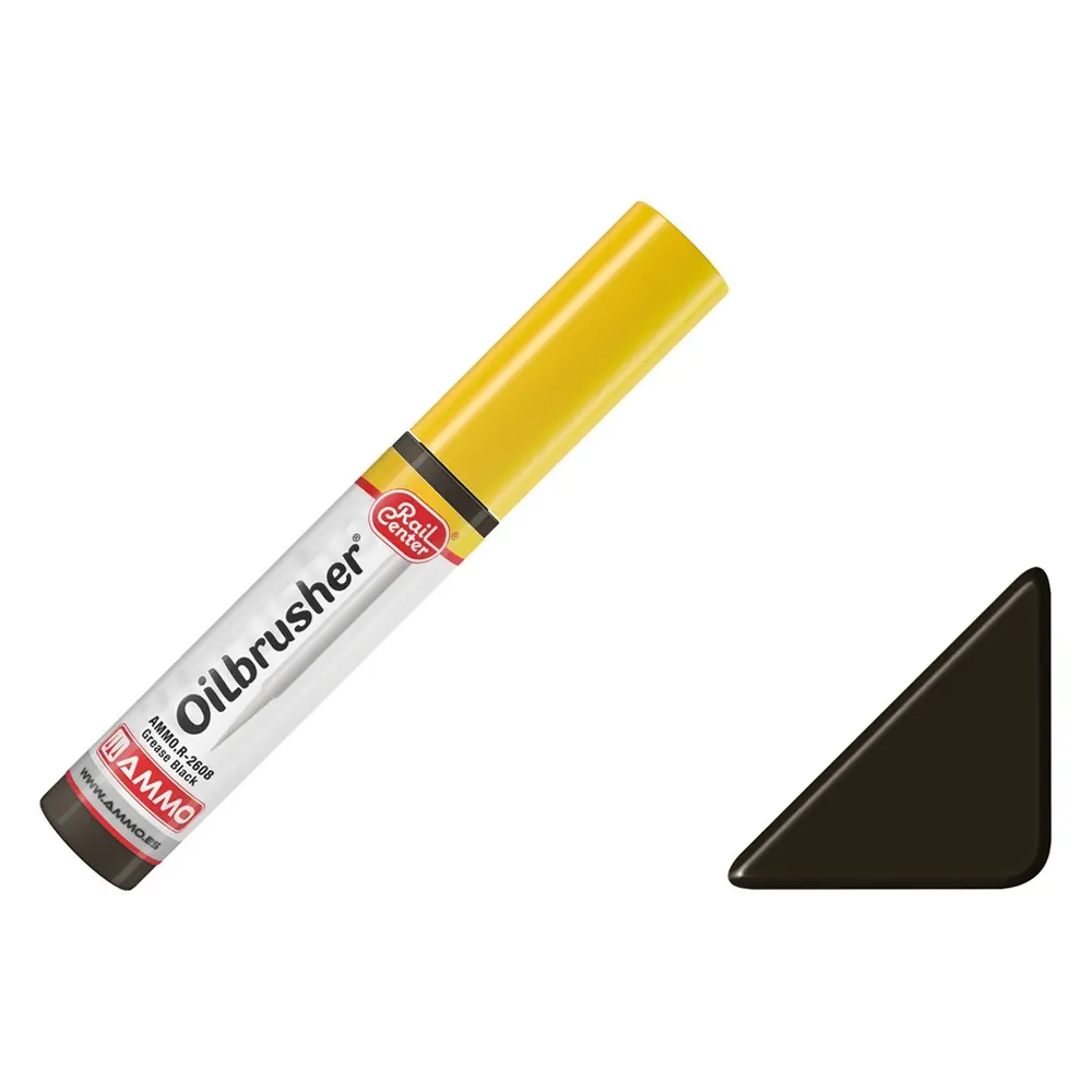 Pinceau à huile, Noir graisse - Ammo 4602608