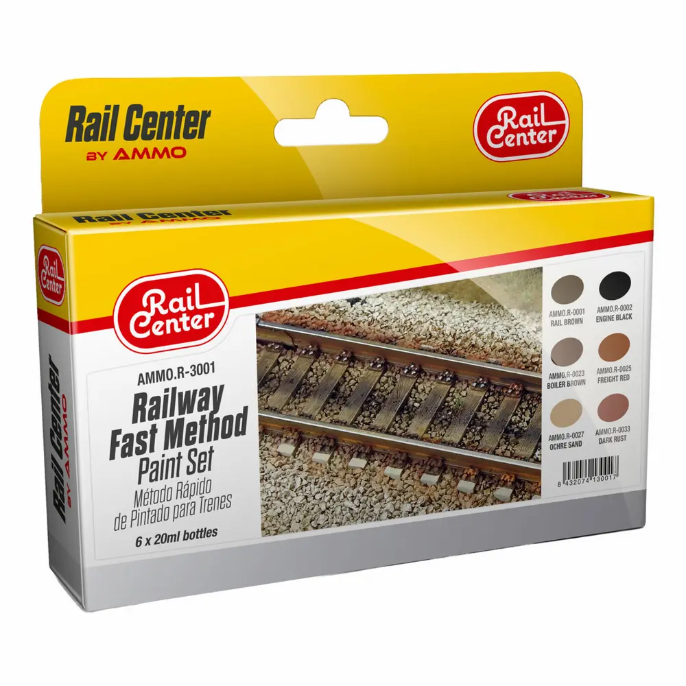 Ensemble de peinture acrylique pour voies - Ammo 4603001