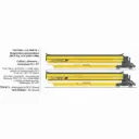 Set de 2 voitures complémentaires TGV PSE « La Poste » remorques R3, R7, suspension pneumatique - Ree Modèles TGV013 - HO 1/87 - SNCF - Ep IV-V - 2R