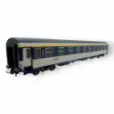 Voiture couchette Corail VU A9c9x bleu TEN et blanc, logo nouille - Ree Modèles JM038 - HO 1/87 - SNCF - Ep IV-V - 2R