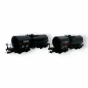 2 wagons citernes Zaes noir - Albert Modell 700007 - HO 1/87 - RO-CFR - Ep VI - 2R