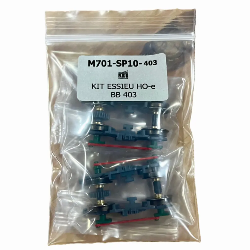Kit 2 bogies avec essieux HOe pour BB 403 (VM022) - Ree Modèles M701-SP10-403 - HOe 1/87 - 2R
