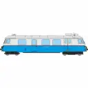 Autorail diesel Billard A80 D1 à caisse étroite des chemins de fer de Vendée N°704, 1 phare, bleu/gris perle - Ree Modèles VM059S - HOm 1/87 - Privée - Ep III - Digital sound - 2R