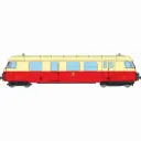 Autorail diesel Billard A80 D1 à caisse étroite du POC N°SNCF X 251, 1 phare, rouge/crème - Ree Modèles VM061S - HOm 1/87 - SNCF - Ep III - Digital sound - 2R