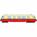 Autorail diesel Billard A80 D1 à caisse étroite du POC N°SNCF X 248, 1 phare, rouge/crème - Ree Modèles VM062 - HOm 1/87 - SNCF - Ep III - Analogique - 2R