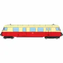 Autorail diesel Billard A80 D1 à caisse étroite du POC N°SNCF X 248, 1 phare, rouge/crème - Ree Modèles VM062S - HOm 1/87 - SNCF - Ep III - Digital sound - 2R
