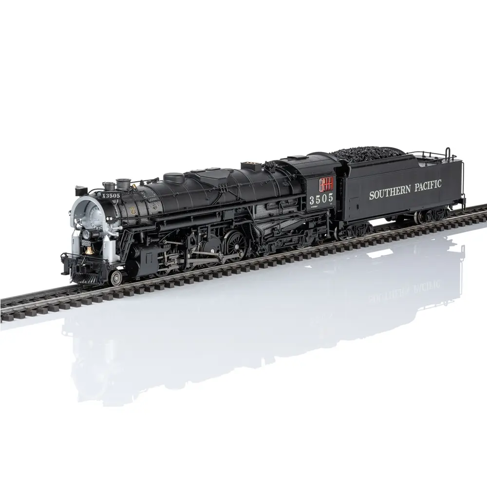 Locomotive à vapeur Southern Pacific 2-8-4 Berkshire - Märklin 37983 - HO 1/87 - Ep III - Digital sound fumigène - 3R