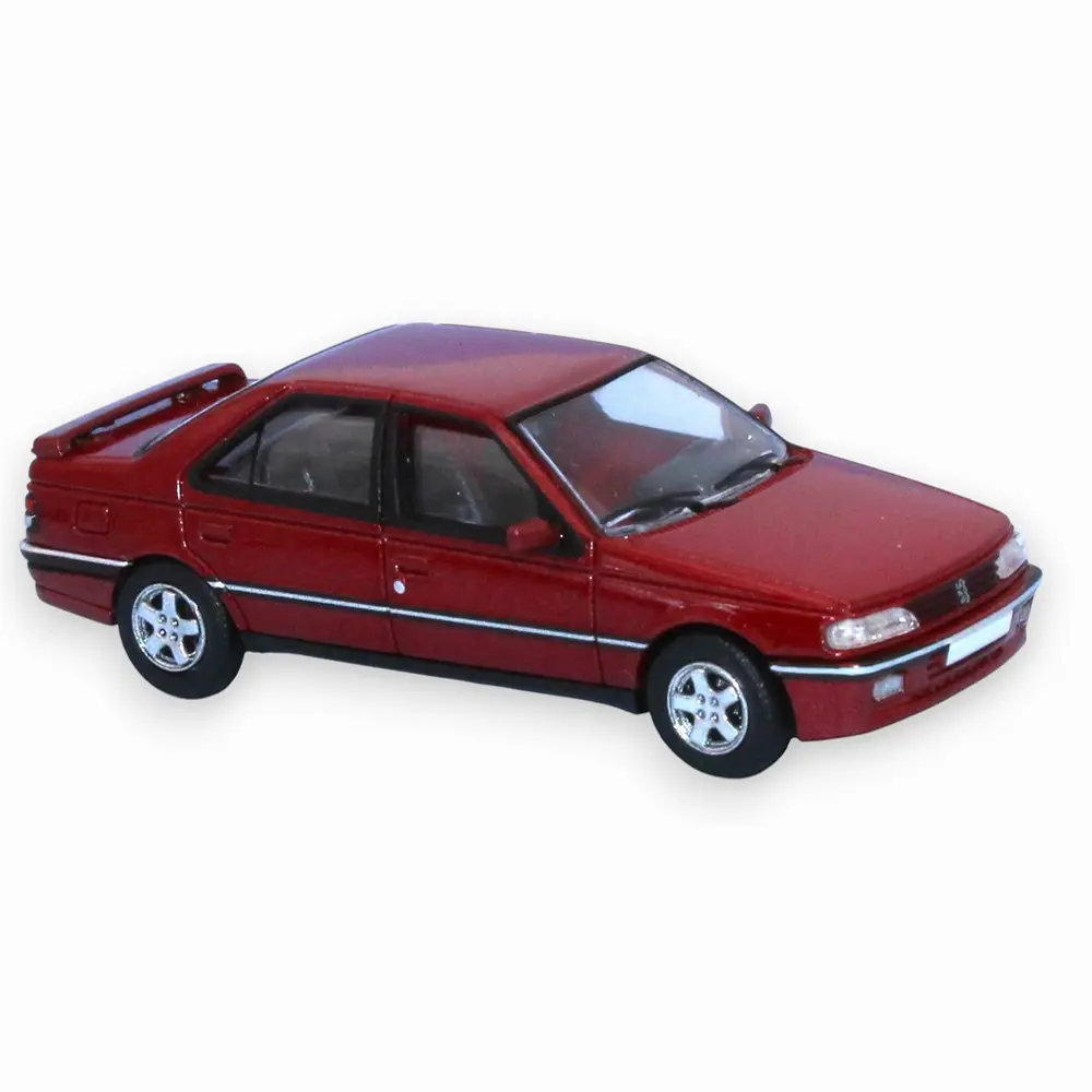 Peugeot 405 LE MANS, rouge lucifer, 1993 (PCX870744) - Sai 6389 - HO 1/87
