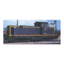 Kit locomotive diesel BB 71000, livrée vert celtique et jaune bouton d'or - Mistral 23-05-S001 - HO 1/87 - SNCF - Ep III-IV - Analogique - 2R