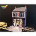 Mini-façade avec boulangerie + couple de boulangers - Régions et compagnies FAC036 - HO 1/87