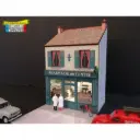 Mini-façade avec pharmacie + couple de pharmaciens - Régions et compagnies FAC039 - HO 1/87