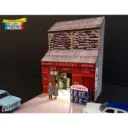Mini-façade avec charbonnier + couple de charbonniers - Régions et compagnies FAC030 - HO 1/87