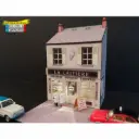 Mini-façade avec crèmerie + couple de crémiers - Régions et compagnies FAC028 - HO 1/87