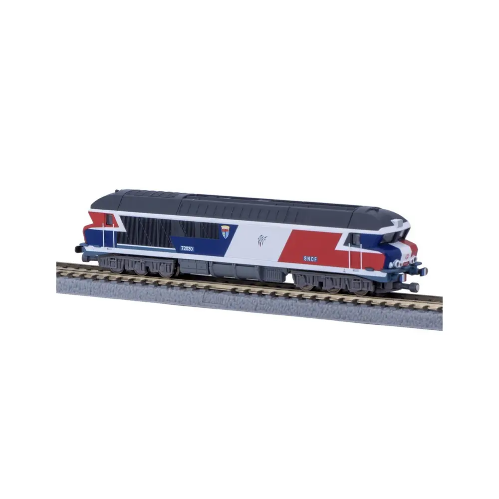 Locomotive CC72030 tricolore "bicentenaire" - Azar Models L02-BLBD - Z 1/220 - SNCF - Ep IV - Digital - 2R