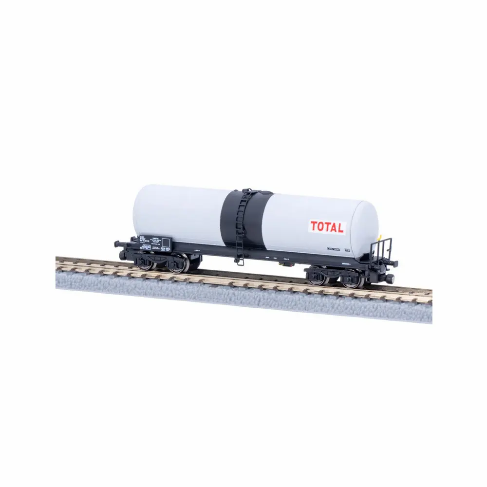 Wagon citerne longue ANF, TOTAL Simotra gris/noir - Azar Models W05-TO2 - Z 1/220 - SNCF - Ep IV - 2R