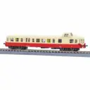 Autorail X3800 Picasso, X3879 rouge/crème - Azar Models A02-02D - Z 1/220 - SNCF - Ep III-IV - Digital - 2R