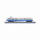 Autorail diesel X3800 Picasso X93953 bleu/blanc - Azar Models A02-04D - Z 1/220 - SNCF - Ep III-IV - Digital - 2R