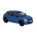 Peugeot 208 II, phase 1, bleu vertigo métallisé, 2019 (PCX870593) - Sai 6641 - HO 1/87