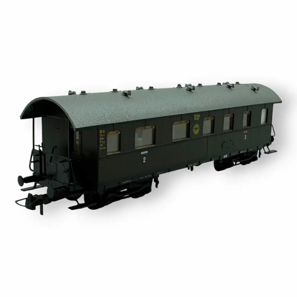 Voiture voyageurs prussienne mixte 2e/3e classe - Sachsen Modelle 74242 - HO 1/87 - KPEV - Ep I - 2R