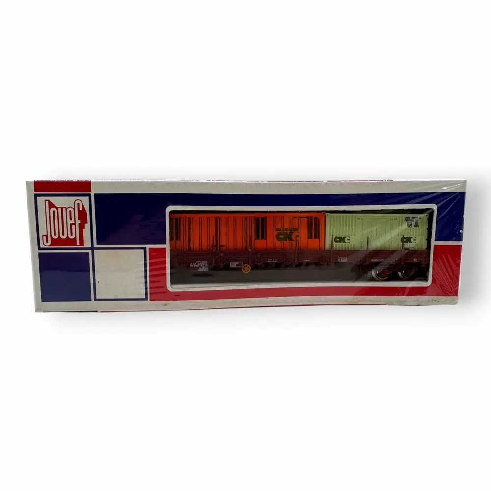 Wagon plat à bogies type Res - Jouef HJ6756 - HO 1/87 - SNCF