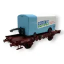 Wagon UFR mono-porteur GERVAIS - Ree Modèles WB075 - HO 1/87 - SNCF - Ep IV - 2R