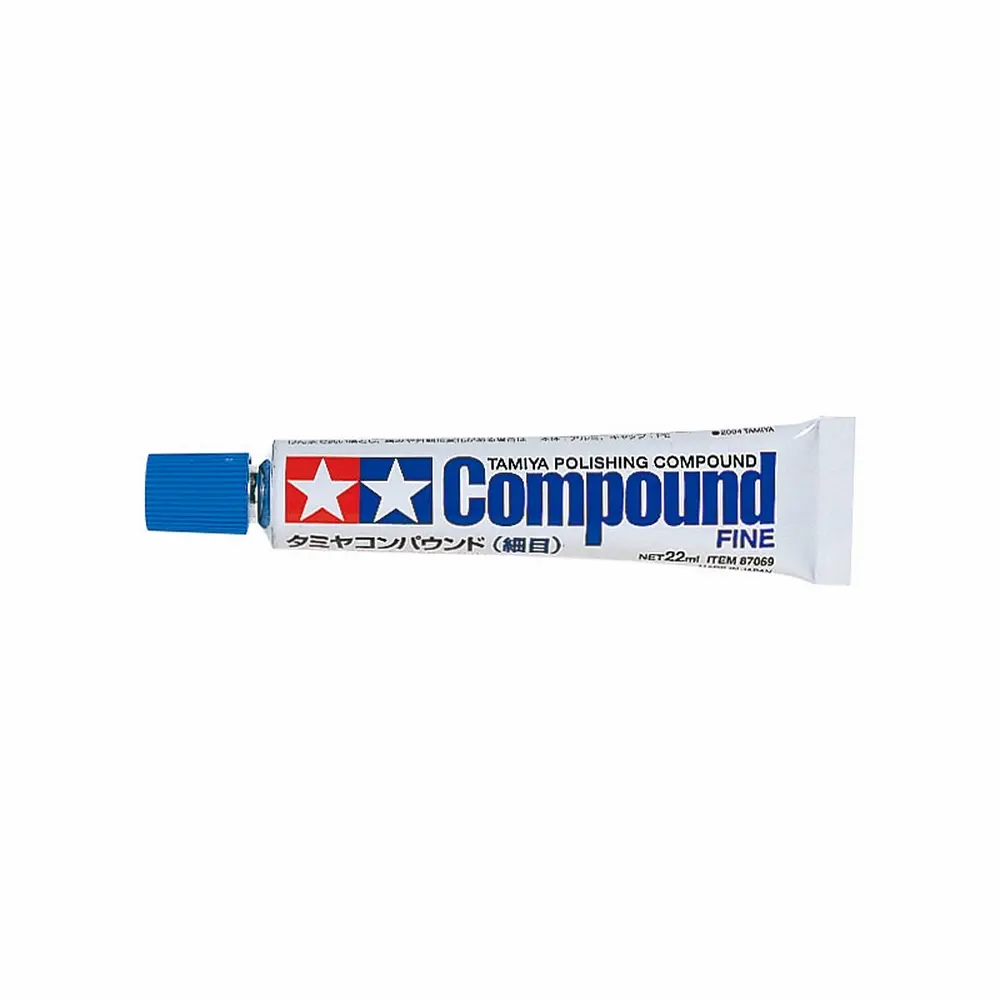 Pâte à polir grain fin 22ml - Tamiya 87069